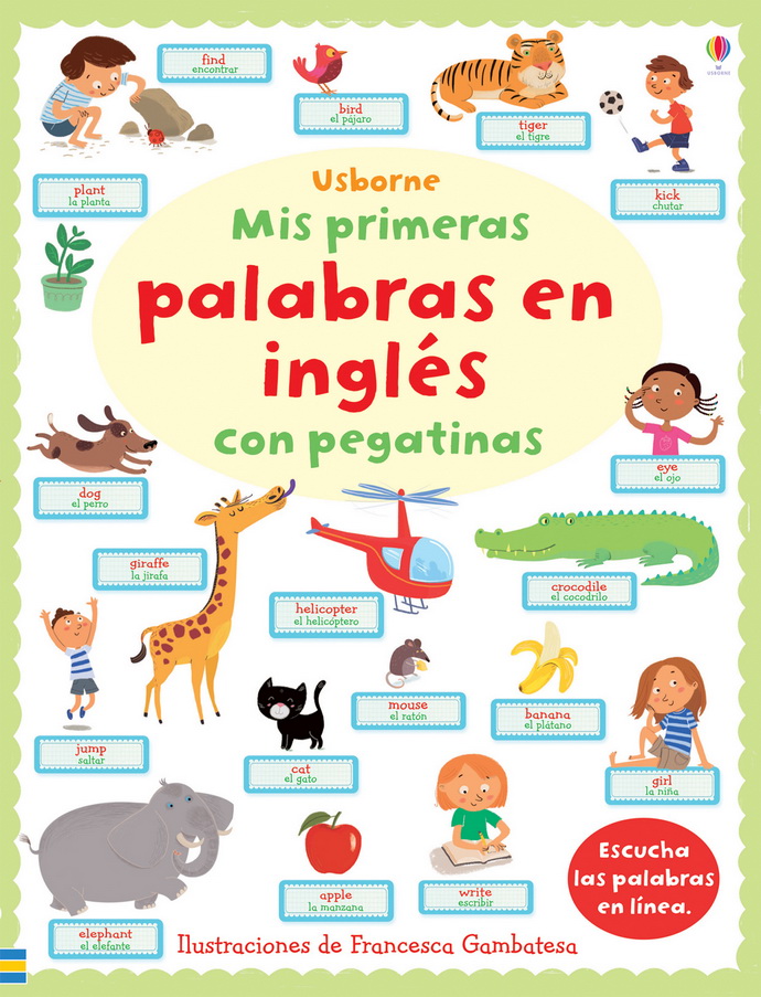 Mis primeras palabras en inglés (con pegatinas)