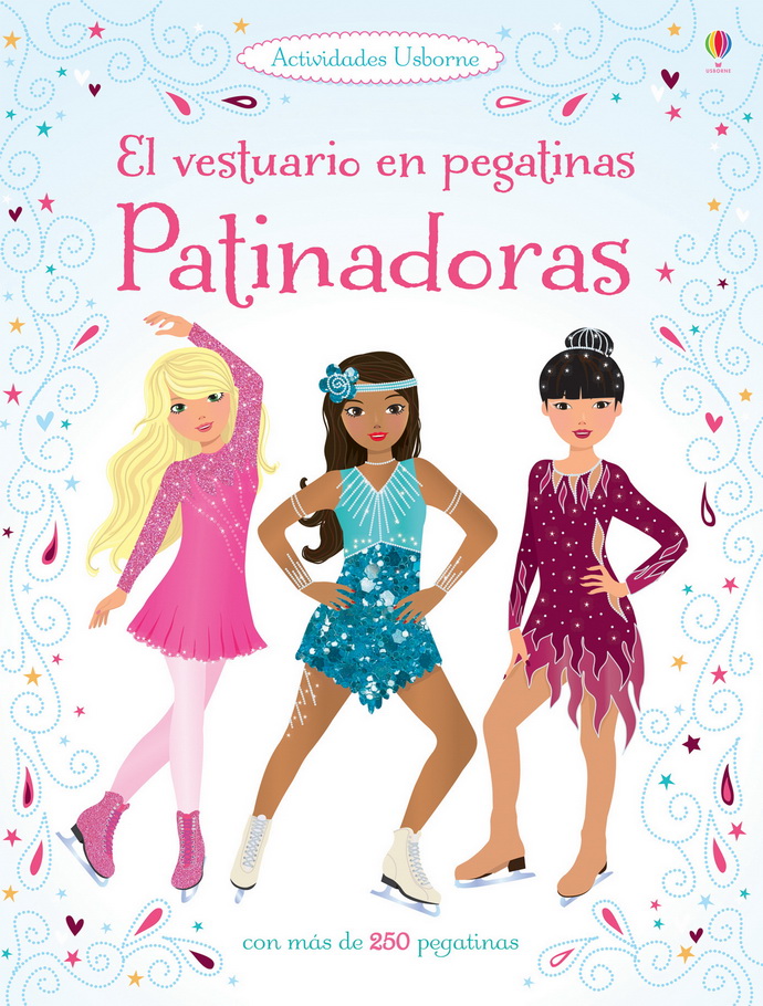 Patinadoras. El vestuario en pegatinas