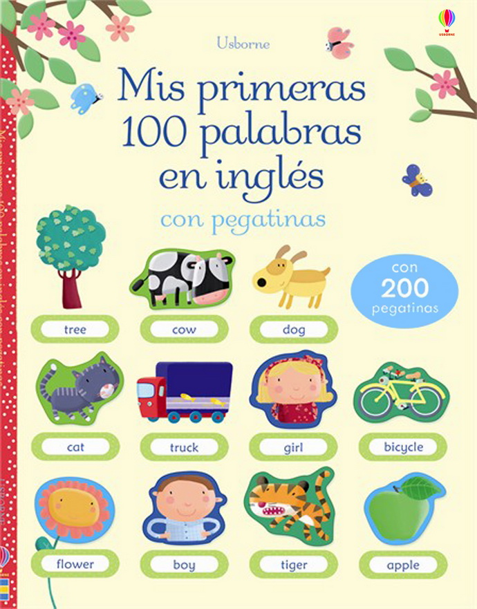 Mis primeras 100 palabras en inglés (con pegatinas) Editorial Océano