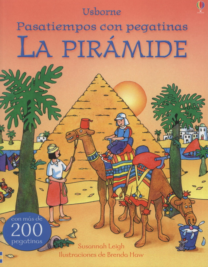 Pasatiempos con pegatinas. La pirámide