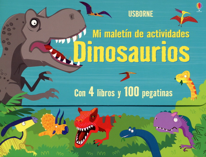 Mi maletín de actividades. Dinosaurios (set de 4 libros)