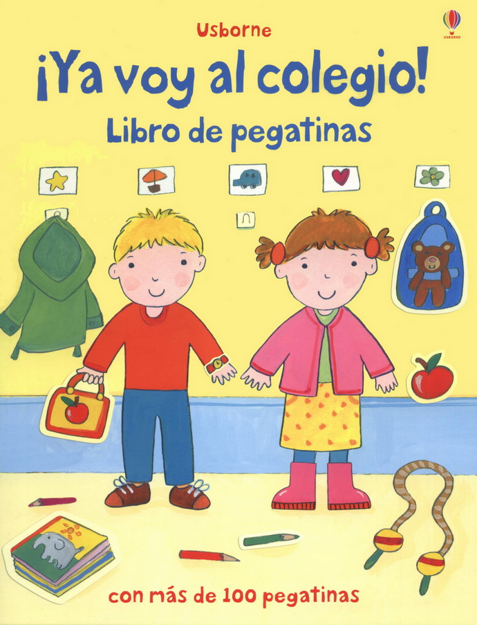 ¡Ya voy al colegio! Libro de pegatinas