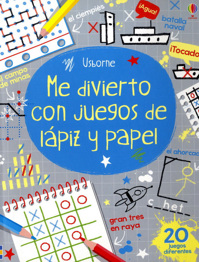 Me divierto con juegos de lápiz y papel