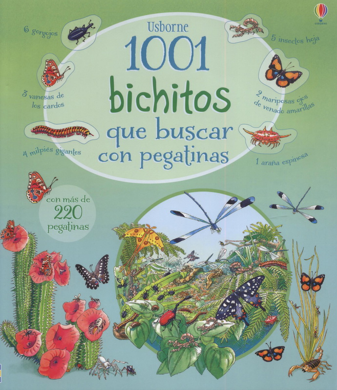 1001 bichitos que buscar con pegatinas