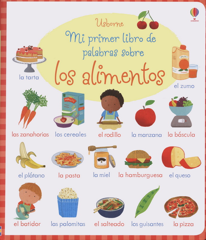 Mi primer libro de palabras sobre los alimentos