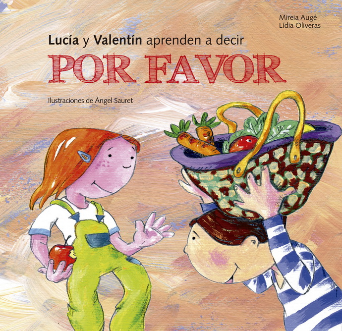 Lucía y Valentín aprenden a decir por favor